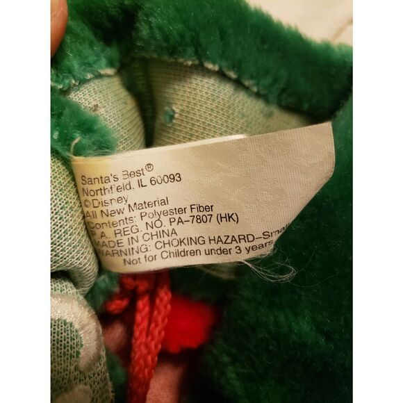 Vintage Santa's best Tigger Winnie the Pooh 3D Christmas Stocking - Picture 3 of 5